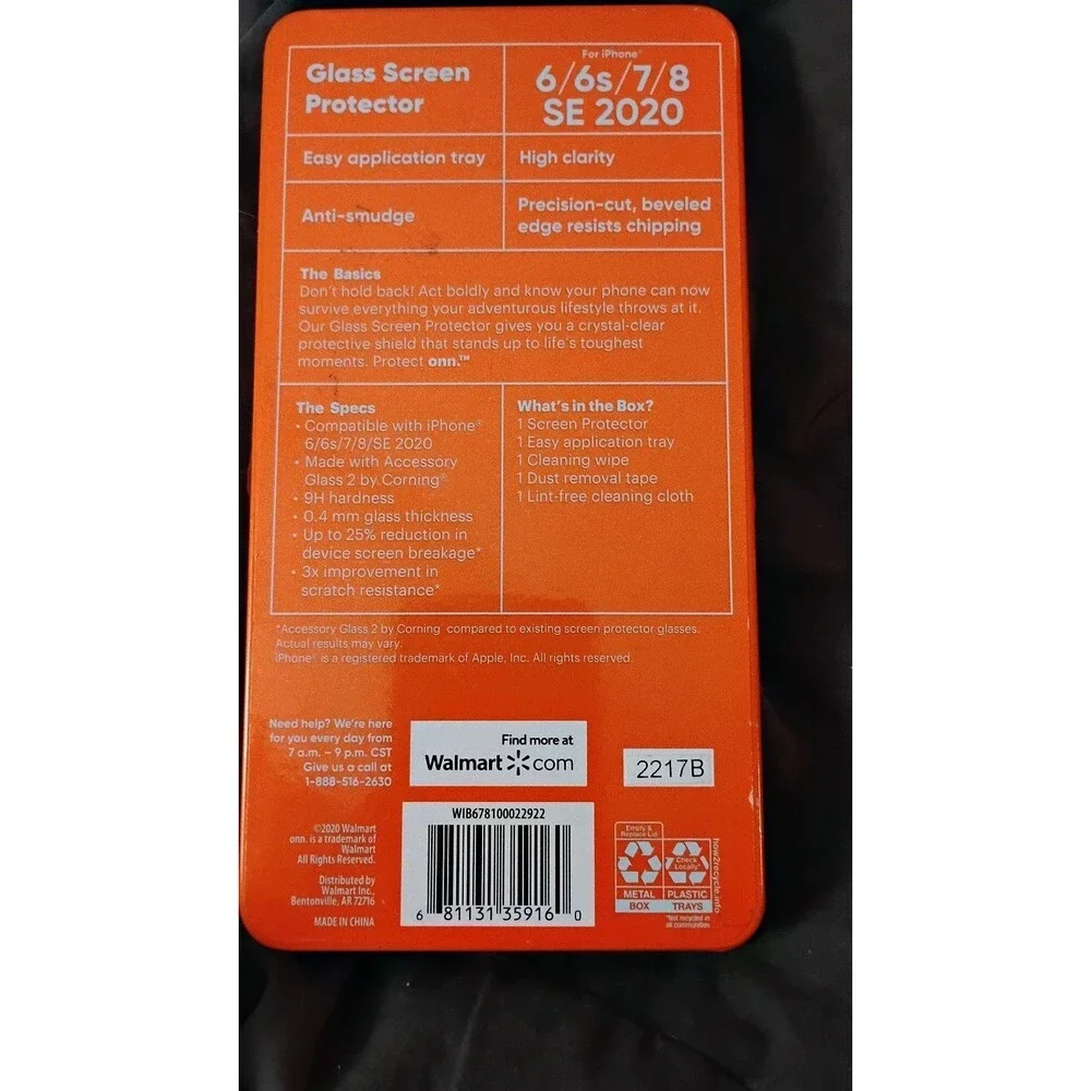 Protect oNN Corning Glass Screen Protector 6/6s/7/8/SE2020/2022